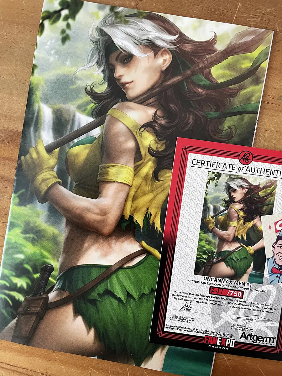 Comic - Uncanny X-men #1 Artgerm Rogue Sexy Savage