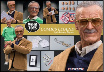 Figura - Stan Lee Comics Legend Woo Toys En Mano Nueva