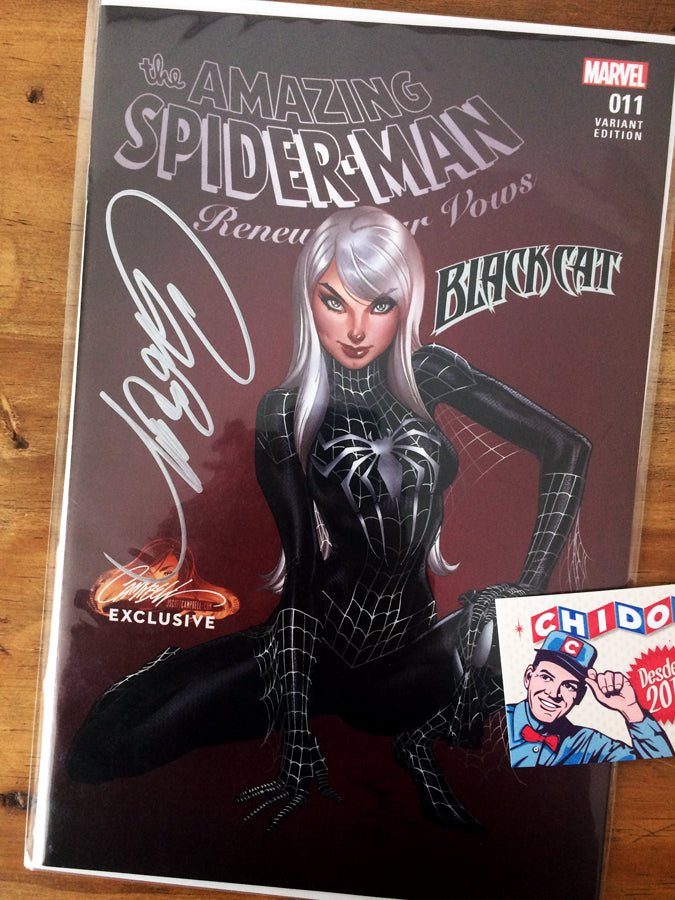 Comic Set - Spider-man Renew Your Vows #11 Campbell Firmado