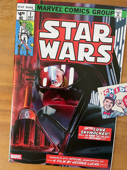 Comic - Star Wars #1 Facsimile Mayhew Darth Vader Obiwan