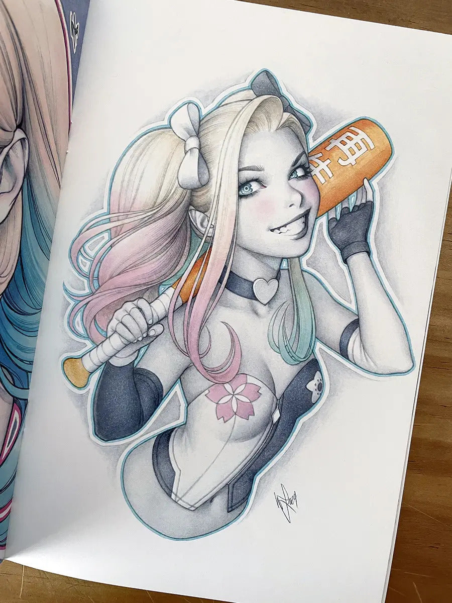 Sketchbook - Blend 5 Warren Louw Invisible Woman Signed