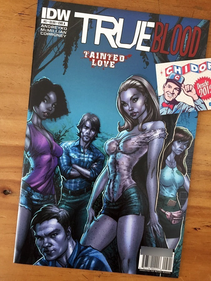 Comic Set - True Blood #1 Al #5 Scott Campbell Variants