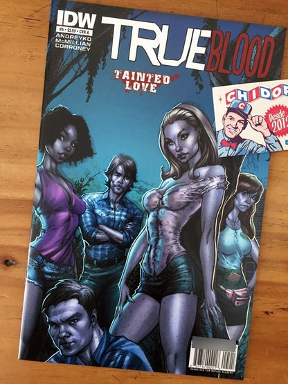 Comic Set - True Blood #1 Al #5 Scott Campbell Variants