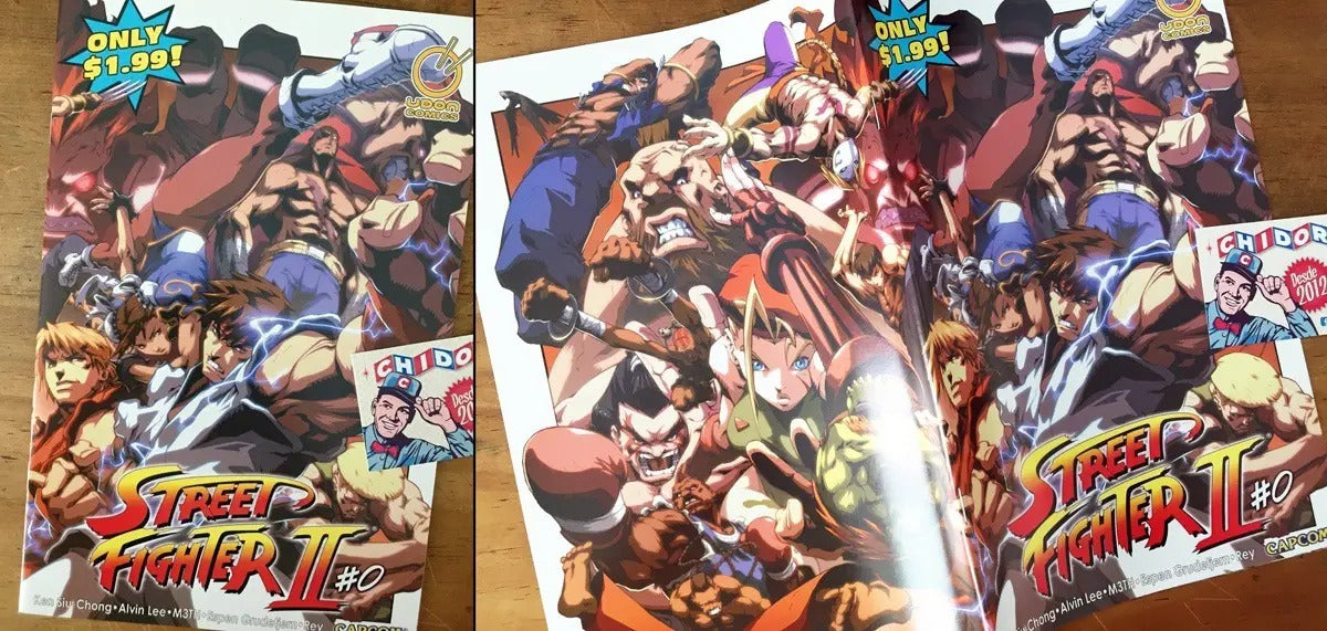 Comic - Street Fighter Ii #0 Udon Ryu Chun Li Sagat Akuma