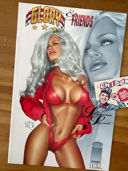Comic - Glory & Friends Lingerie Special #1 B Sketches Sexy