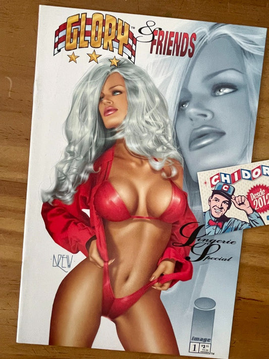 Comic - Glory & Friends Lingerie Special #1 B Sketches Sexy