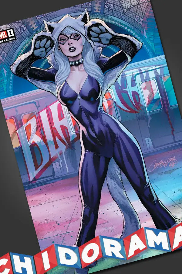 Comic - Black Cat #1 Scott Campbell Sexy Frankie's Cover B