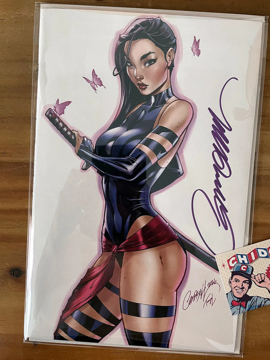 Comic - Psylocke Ninja #5 Scott Campbell Cover C Firmada Coa