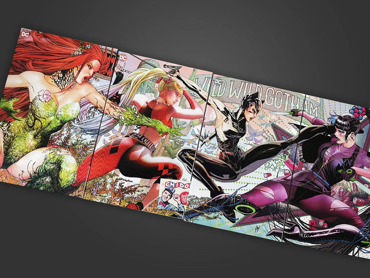 Comic Set - Gotham City Sirens Connecting Catwoman March