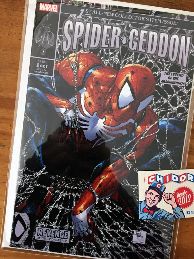 Comic - Spider-geddon #1 Philip Tan Black Torment Spider-man