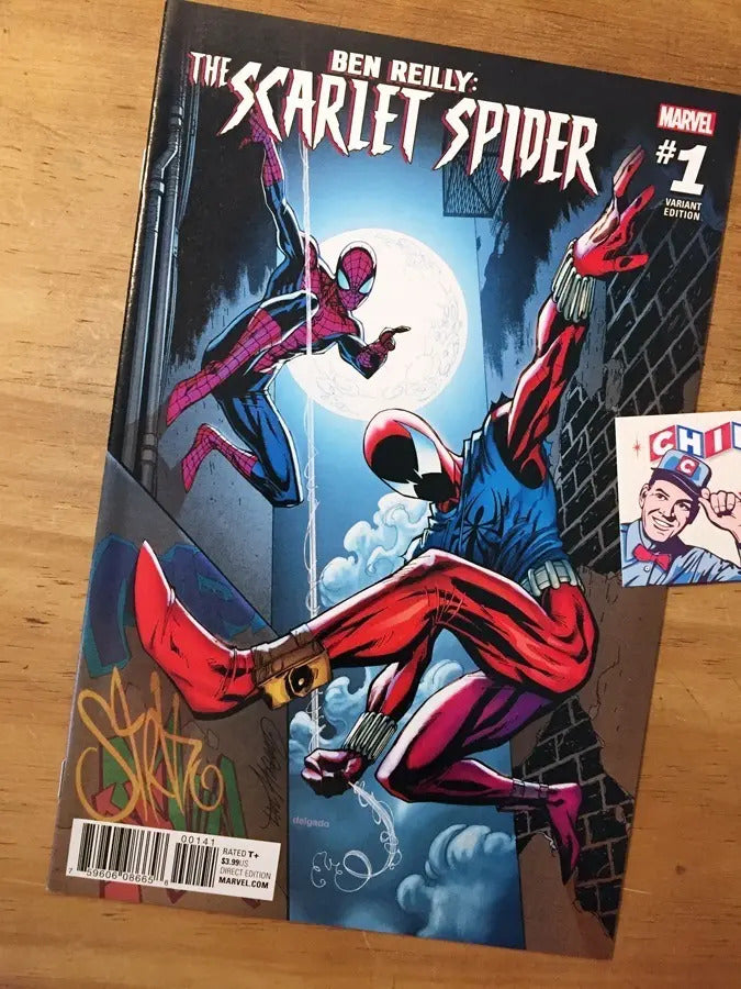 Comic - Ben Reilly Scarlet Spider #1 Campbell Spider-man