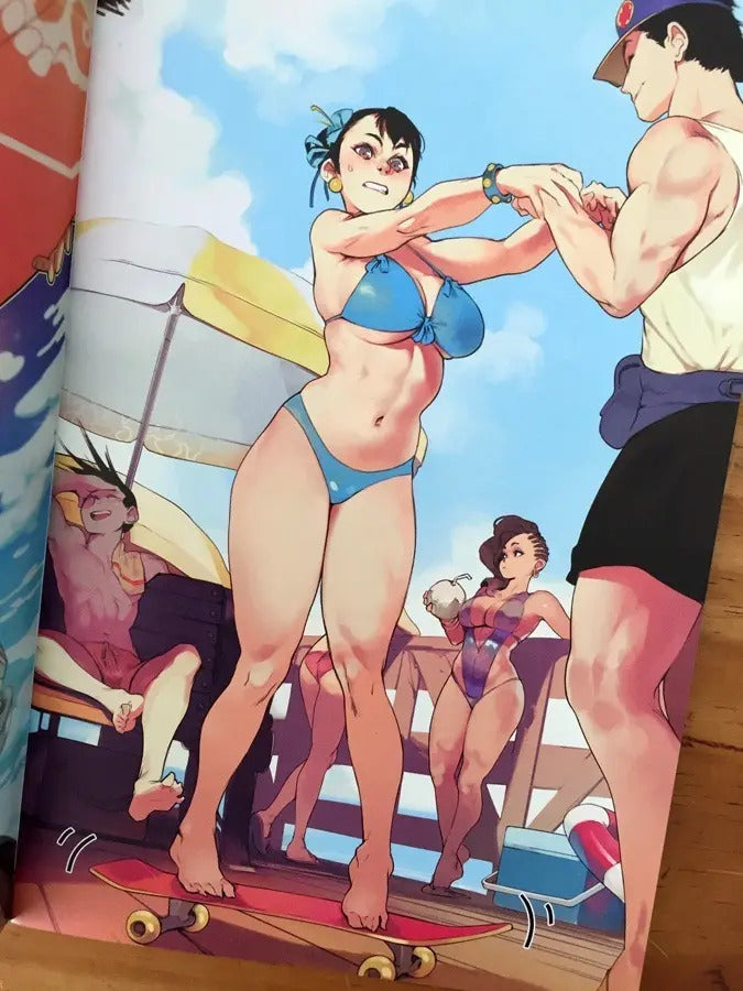 Comic Set - Street Fighter Swimsuit 2022 Cammy Chun Li Tao