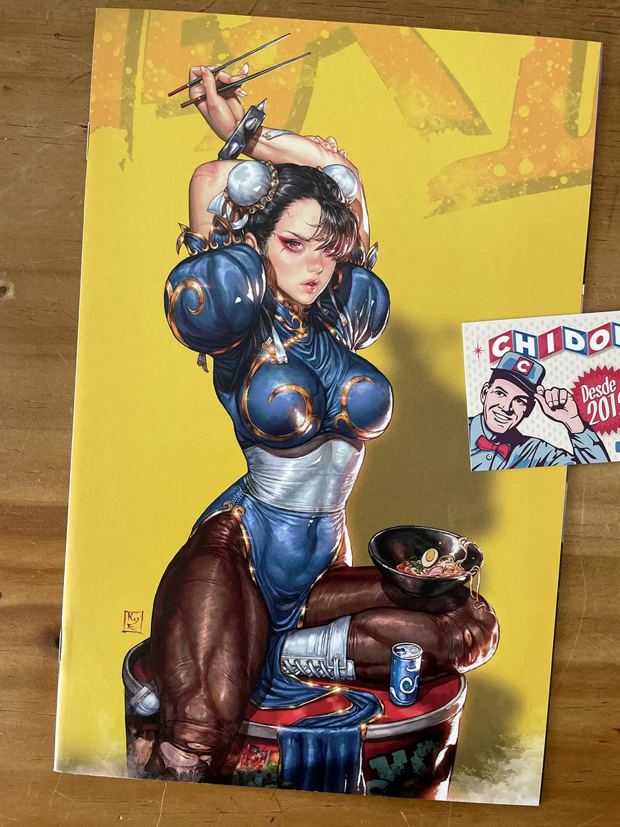 Comic - Street Fighter #1 Chun Li Eom Variant Yellow Cover