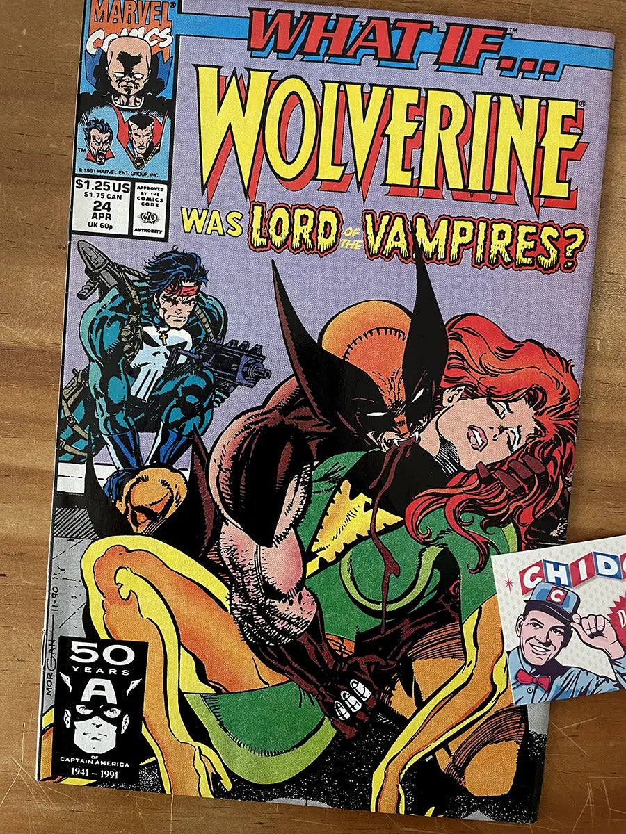 Comic - What If...? #24 Wolverine Punisher Jean Grey