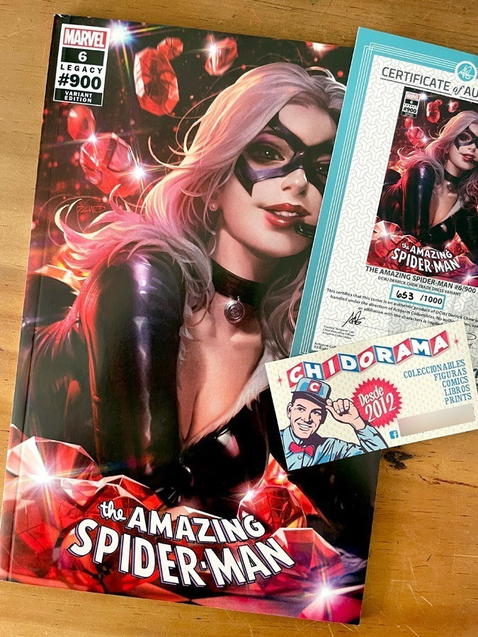 Comic - Amazing Spider-man #900 Chew Black Cat Trade Sexy