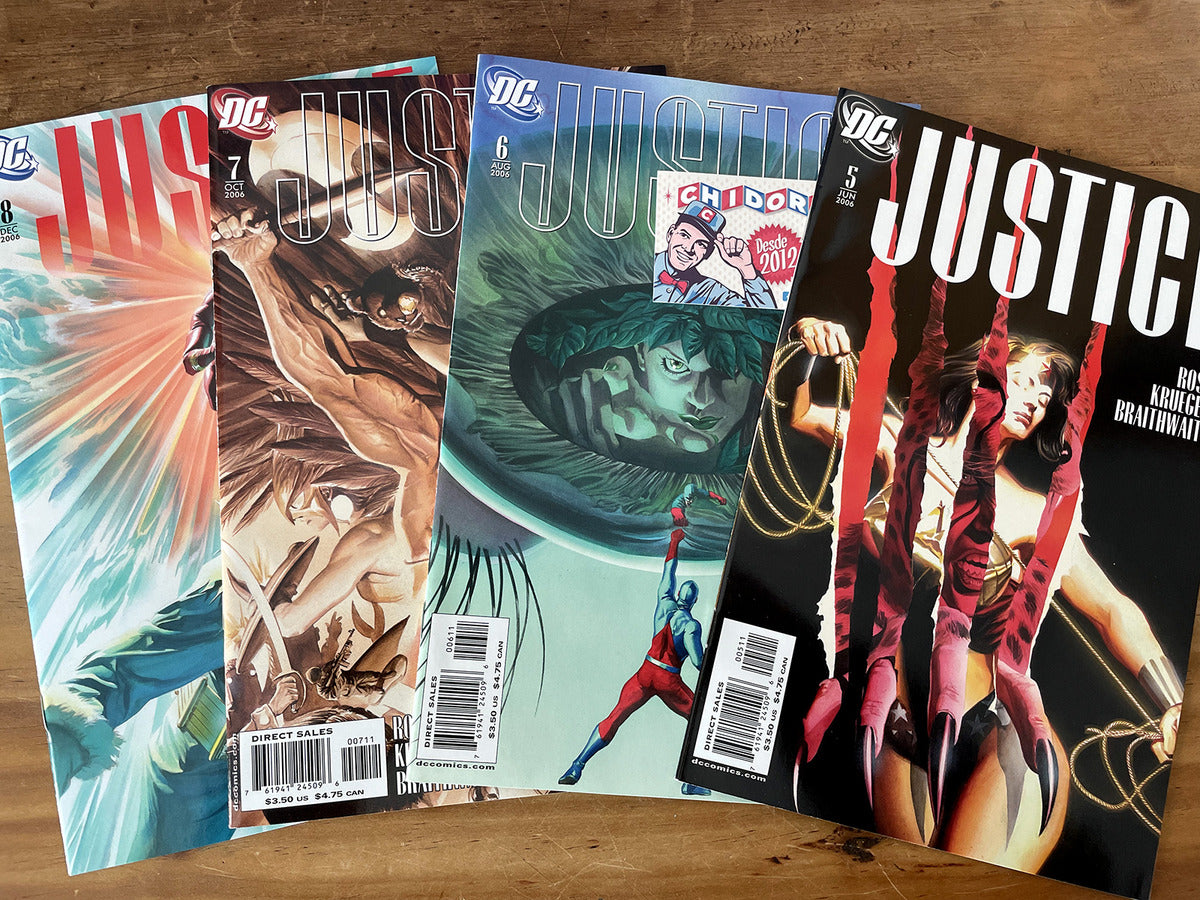 Comic Set - Justice Set Completo Alex Ross Batman Superman
