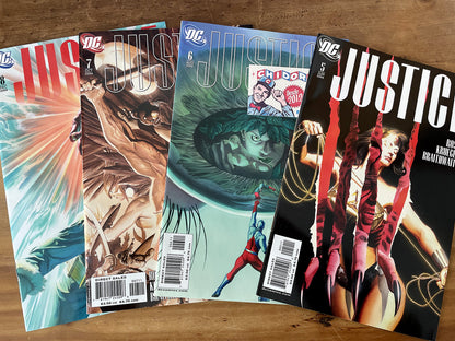 Comic Set - Justice Set Completo Alex Ross Batman Superman