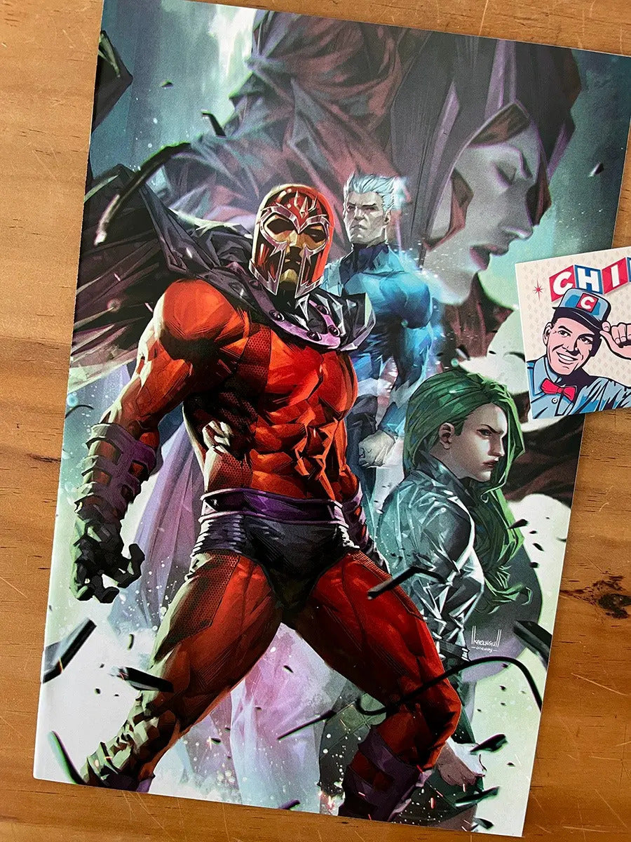 Comic - The Trial Of Magneto #3 Kael Ngu Virgin Variant