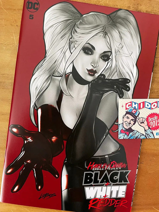 Comic - Harley Quinn Black White Redder Lobos Trade Sexy