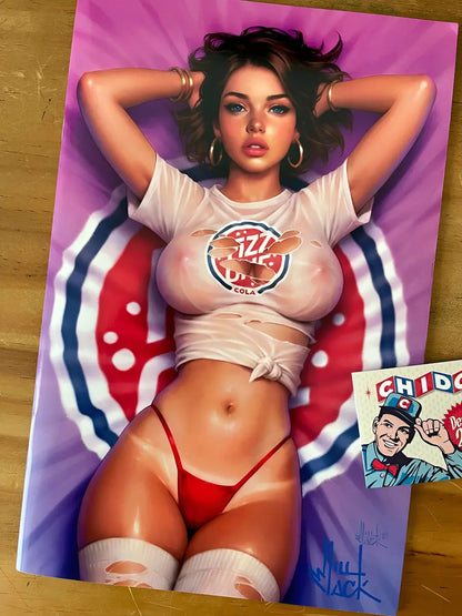 Comic Set - Pop Kill #4 Will Jack Sexy Firmadas Con Coa