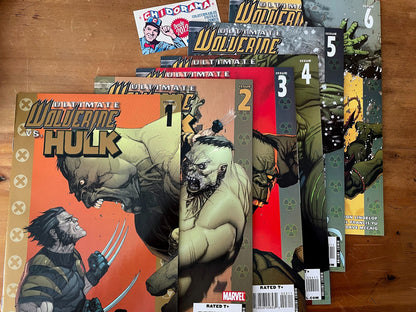 Comic Set - Ultimate Wolverine Vs Hulk