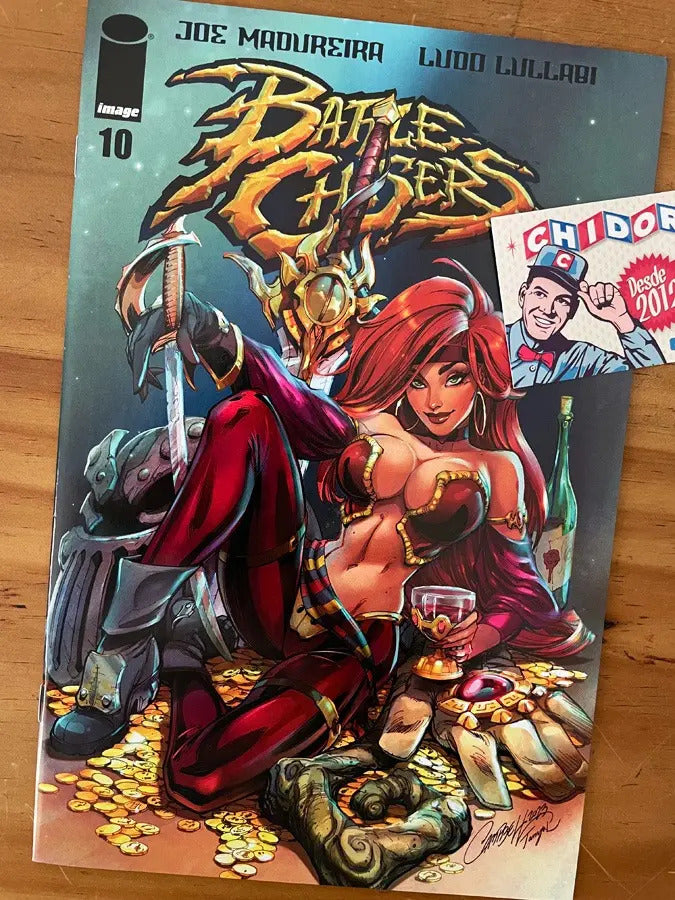 Comic - Battle Chasers #10 Joe Madureira Scott Campbell Sexy