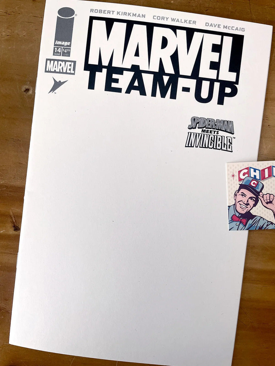 Comic - Marvel Team Up #14 Spider-man Meets Invincible Blank