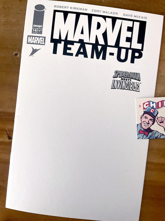 Comic - Marvel Team Up #14 Spider-man Meets Invincible Blank