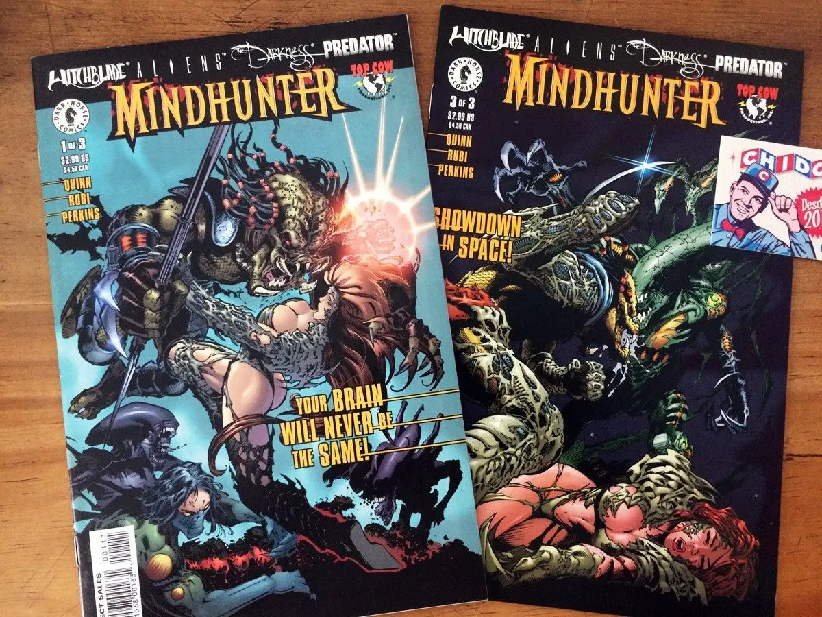 Comic - Witchblade Aliens Darkness Predator #1 Y #3
